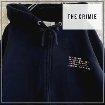 THE CRIMIE 클라이미 두꺼운 파일 지퍼 후드티 M 4354