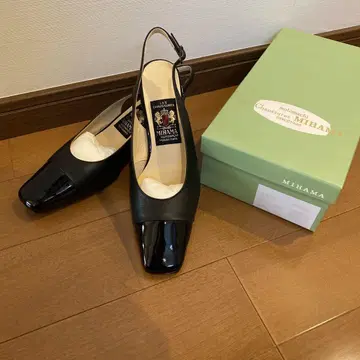 MIHAMA 블랙 하이힐 25
