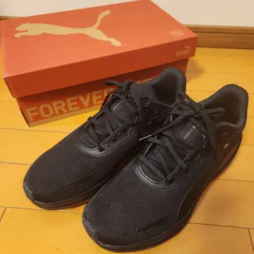 PUMA Fit+ 블랙 스니커즈 28.5cm