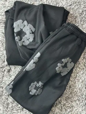 데님 티어스 셋업 블랙 그레이 즉시 구매