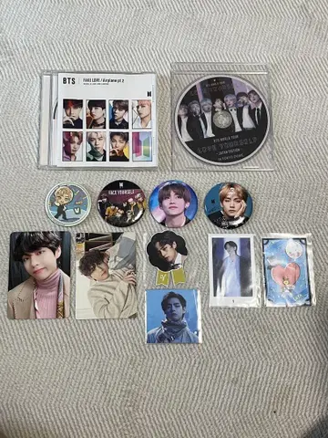 BTS CD, DVD, V 트레이딩 카드, 배지, 씰 세트
