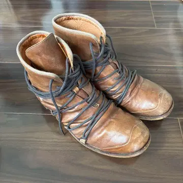 whoop'EE' 브라운 레이스업 부츠 남성용 25.0