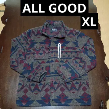 올굿 네이티브 무늬 울 자켓 XL 사이즈