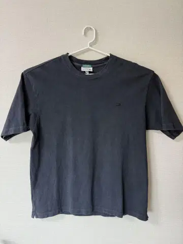 LACOSTE 네이비 면 100% T셔츠 M 사이즈(US 사이즈)