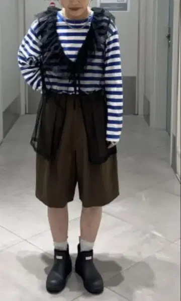 레이빔즈 1턱 하프 팬츠 12650엔