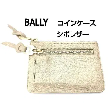 [ 미사용품 ] BALLY/발리 코인 케이스 시보 가죽 골드 금장 장식