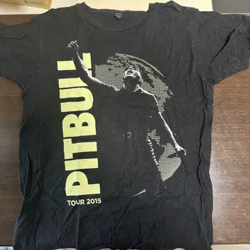 Pitbull TOUR 2015 티셔츠 M 사이즈