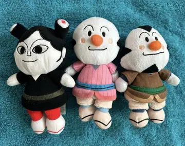 호빵맨 봉제 인형 오무스비만 코무스비만 테칸노마키짱