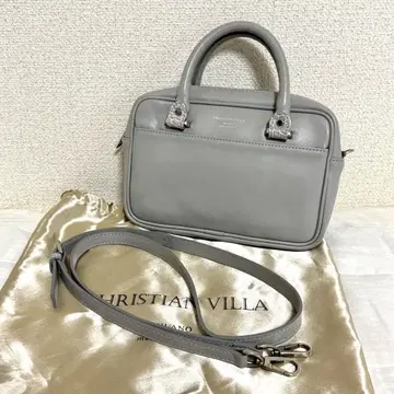 CHRISTIAN VILLA 2WAY 핸드백 숄더백 그레이