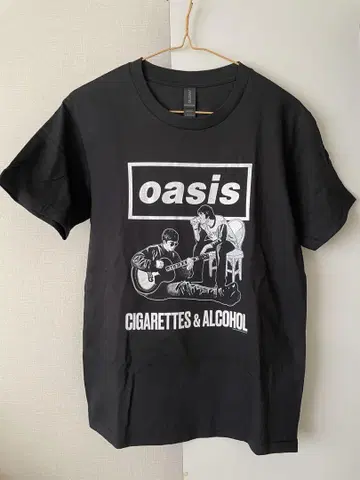 oasis T셔츠 블랙 남성용 S사이즈