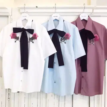 MILKBOY ROSE RIBBON SHIRT