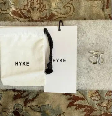 HYKE 실버 오픈 반지