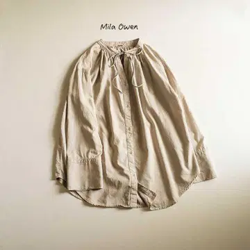 0638 미라 오웬 블라우스 베이지 Mila Owen