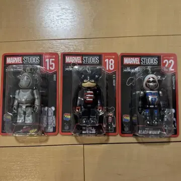 MARVEL STUDIOS 큐브릭 피규어 3체 세트