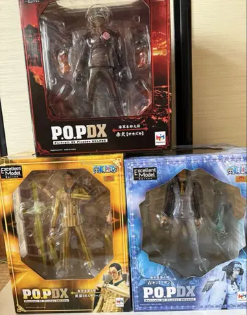 원피스 POP DX 삼대장 사카즈키 키자루 아오키지 세트 피규어