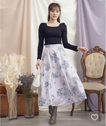 [ 새상품급 ] Noela*플로키 플라워 스커트