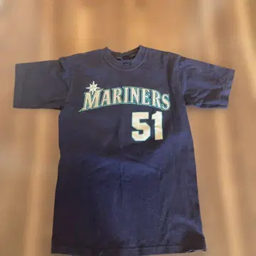 MARINERS 이치로 51 네이비 티셔츠