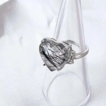 블랙 루틸 Silver925 반지