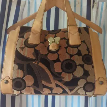 ANNA SUI 플라워 패턴 토트백