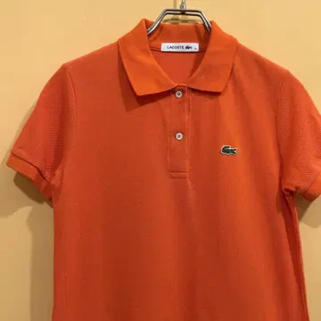라코스테 반팔 피케 셔츠 오렌지 34