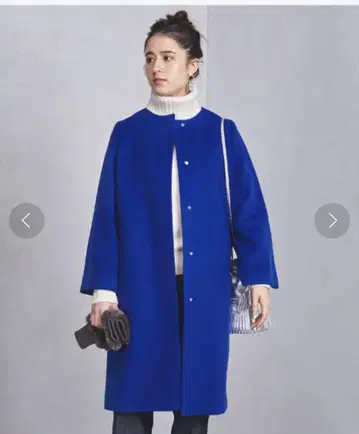 UNITED ARROWS UBCB 노카라 벨 슬리브 코트