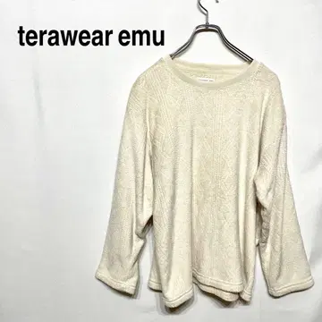 terawear emu 긴팔 트레이닝복 레귤러 기장 기모 크루넥