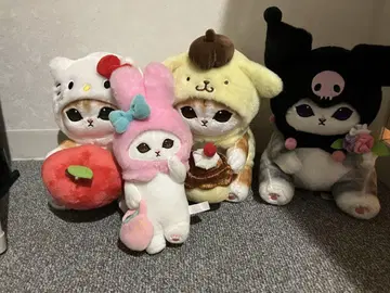 Mofusand 산리오 콜라보 봉제 인형s 쿠로미 키티 폼폼푸딩