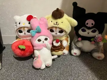 Mofusand 산리오 콜라보 봉제 인형s 쿠로미 키티 폼폼푸딩