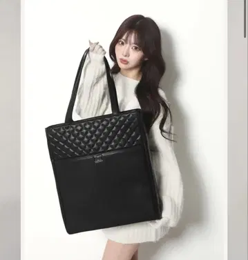 다리치 Darich DD 퀼팅 멀티 토트백 블랙