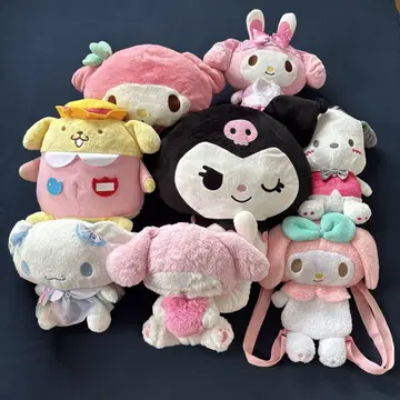 산리오 인형뽑기 경품 봉제 인형 묶음 판매 8점