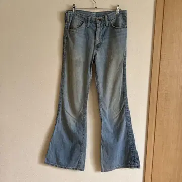 70's Wrangler 데님 플레어 팬츠