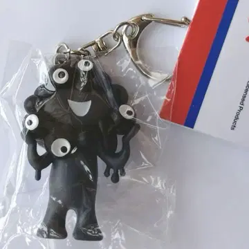 오사카 간사이 엑스포 택 포함 블랙 미야쿠미야쿠 입체 PVC 키홀더 블랙