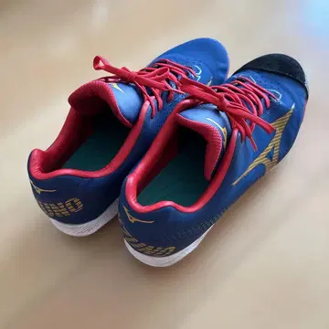 Mizuno 스파이크 파랑/빨간색