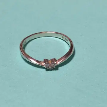 THE kiss 실버 하트 반지