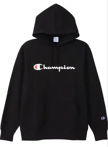 Champion 블랙 후드티