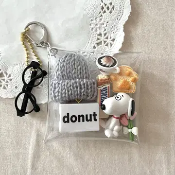 가챠 파우치 스누피 아이엠 도넛 I'm donut
