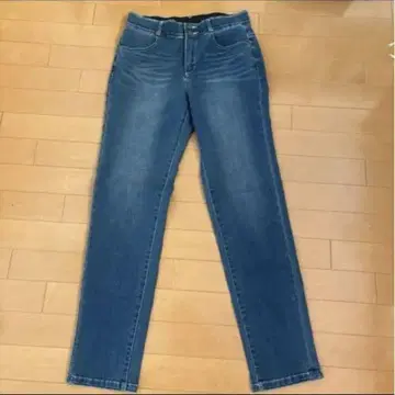 미사용 데님 팬츠 청바지 스키니 블루