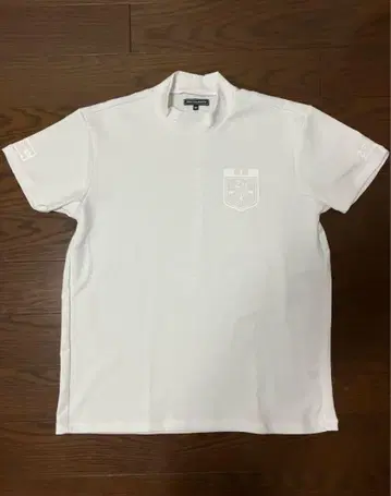 [새상품급] 제로 할리버튼 골프 모크넥 셔츠 반팔 M 화이트