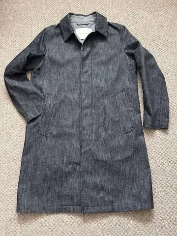 컨디션 최상! MACKINTOSH 블랙 데님 스텐카라 코트 34