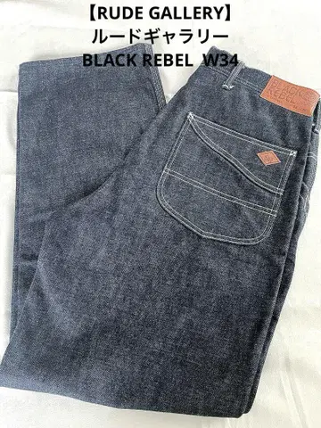 [ RUDE GALLERY ] 루드 갤러리 BLACK REBEL W34