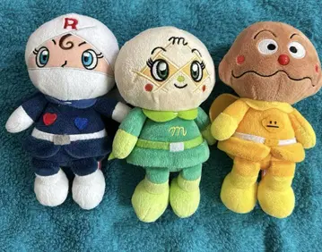 호빵맨 봉제 인형 카레빵맨 멜론빵나 롤빵나