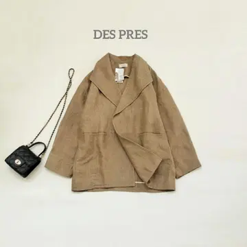 택 포함 새상품 2022SS DES PRES 린넨 옥스퍼드 자켓