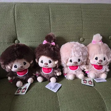 선착순 몽치치 통통 오테다마 봉제 인형 전 4종 세트