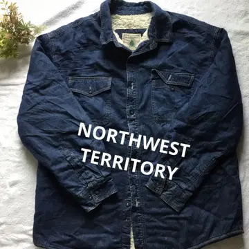 NORTHWEST TERRITORY 데님 셔츠 플란넬 셔츠 안감 L
