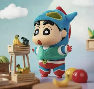 TOPTOY 짱구는 못말려(크레용 신짱) 액션 가면 키링 봉제 인형