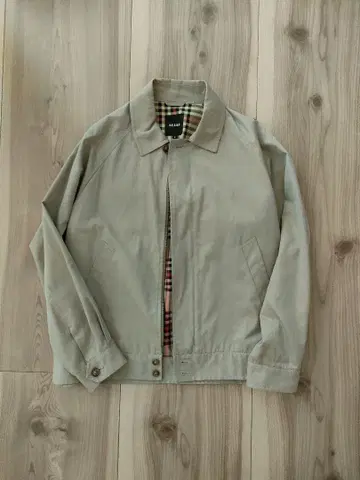BEAMS 지퍼 블루종 S 사이즈