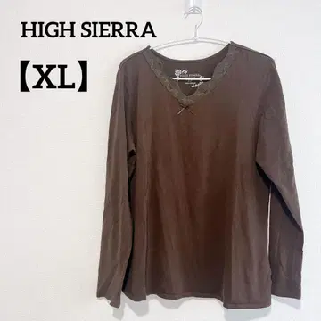 HIGH SIERRA 브라운 긴팔T셔츠 [ XL ]