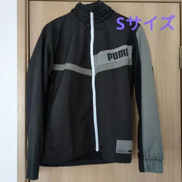 남성용 PUMA 안감 플리스 점퍼 S 사이즈 블랙