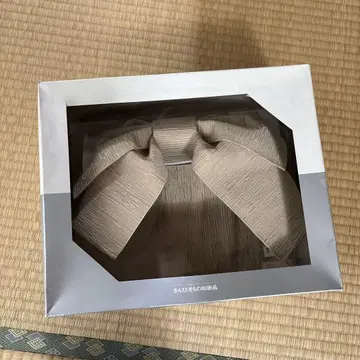 삼비키모노 일본 의류 베이지 리본 오비
