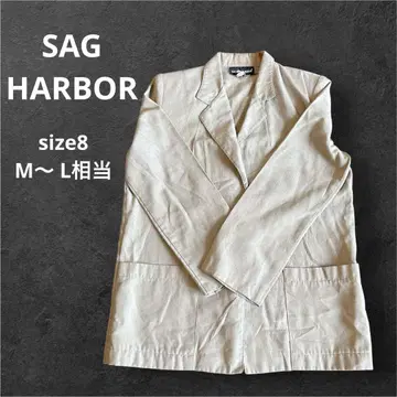 SAG HARBOR [ 8 ( M~ L ) ] 베이지 자켓